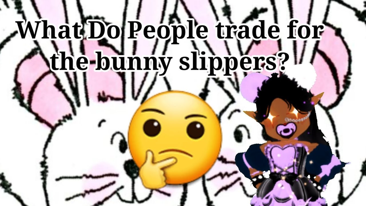 HEY TEDDIES! // Hmm What do people trade for the bunny slippers? 🤔// Royale high 🦇 Royalloween