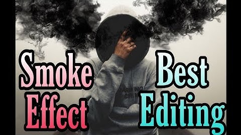 Smoke effect best video editing tutorial Ever PicsArt + pixel lab + Inshot 🔥 | #smoke | #smokeeffec