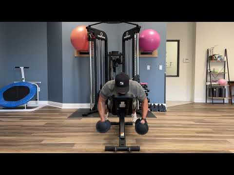 💪 Prone Dumbbell Row on Incline Bench – Build Upper Back Strength & Shoulder Stability! 🔥