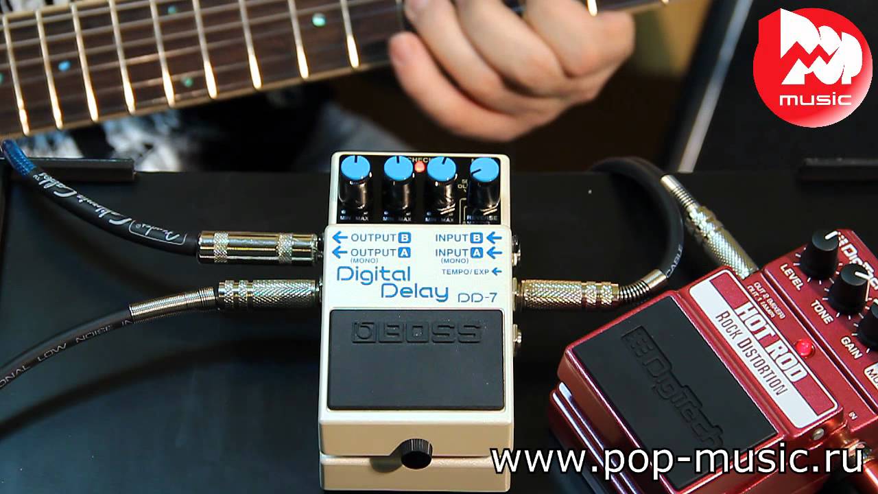 Гитарный эффект BOSS DD-7 - YouTube