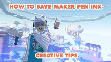 How to Rec Room - Saving Maker Pen ink when building your rooms!