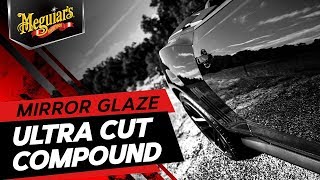 Meguiars M105 Mirror Glaze Ultra-Cut Compound - Pro Auto Body Compound With A High Shine, 8 Oz