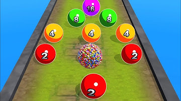 2048 Colors Ball Run 💸🎱❤️MAX LEVELS!! All Levels Gameplay Walkthrough Android, iOS NEW UPDATE