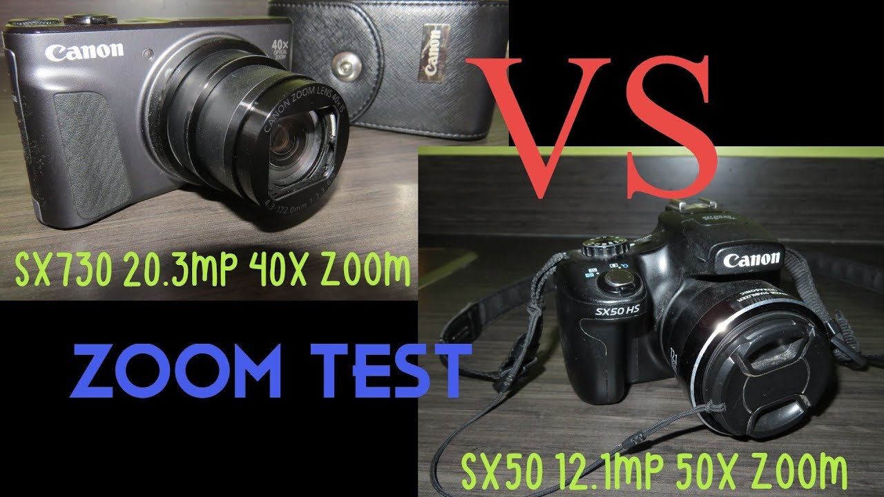 Zoom Comparison Test - Canon SX50 vs Canon SX730