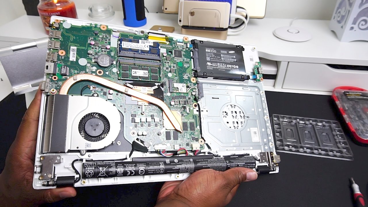 Acer Aspire E 15 574G Laptop Memory Upgrade Install - YouTube