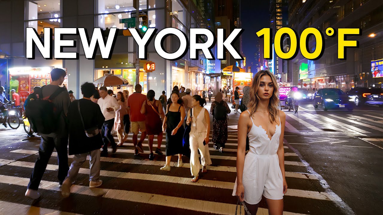 New York, Amerika Serikat | Manhattan | Jelajah Kota Malam 4K
