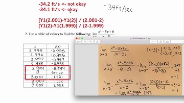 2.1-2.3 Quiz Review, #1 & #2