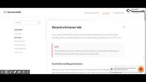 Record a browser tab - Help & Learning | Screencastify Screen Recorder for Chrome