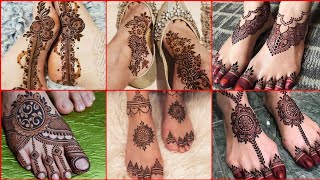 Most beautiful and Stylish Foot Mehandi designs // latest foot Mehandi patterns screenshot 5