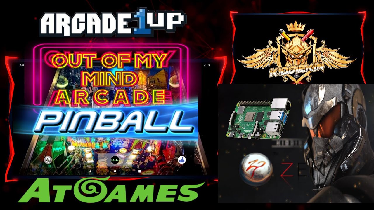Atgames Legends | Arcade1up Universal Pinball by Out of My Mind Arcade For the Pi4