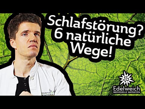 6 Tipps bei Schlafstörungen. Natürliche Schlafmittel, Melatonin, Homöopathie, Aromatherapie,...