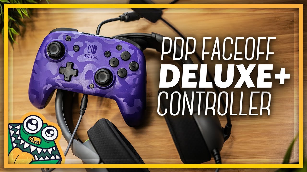 PDP Faceoff Deluxe+ Nintendo Switch Controller - Review and Unboxing +  GIVEAWAY! 