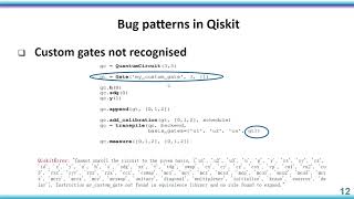 Identifying Bug Patterns in Quantum Programs Profile