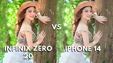 Infinix Zero 20 VS IPhone 14 Camera Test