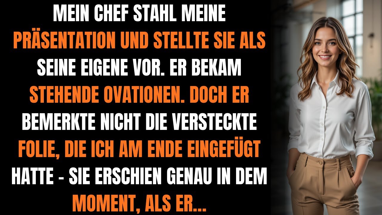 „Er bekam Standing Ovations für MEINE Arbeit… bis eine geheime Folie alles enthüllte 😳“