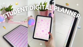 Digital Student Planner | Flipthrough & User Tips 🎨 🩷 ✏️ ✨