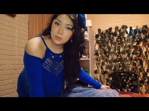 ASMR EN TU CAMITA  CARICIAS Y  LIMPIEZA ENERGÉTICA  😇✨ Soft Spoken 