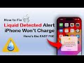⚠️ "Liquid Detected" Alert? iPhone Won’t Charge? Here’s the FAST FIX!