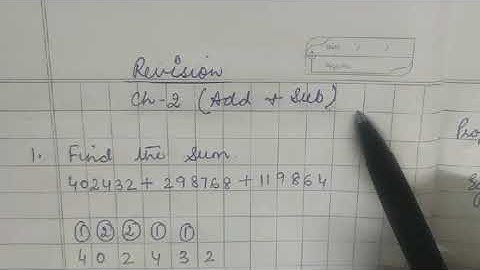 Class-4, subject-Maths, Video-14, Chapter-2(Revision) By Mrs Surekha