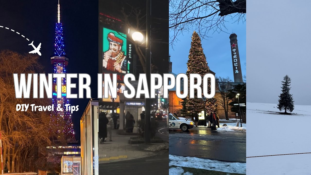 Winter DIY Travel to Sapporo Japan ✈️ ❄️