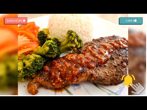 Video: Beef Steak With Sauce - A Step By Step Recipe With A Photo