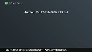 63B Frederick Street, St Peters NSW 2044 | AuPropertyReport.Com