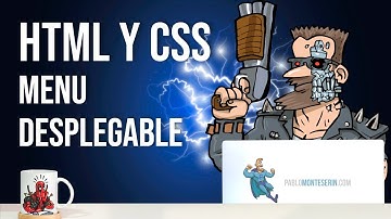 Cómo hacer un menú desplegable con HTML y CSS