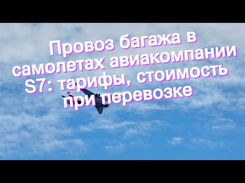 Видео: Текущие тарифы на провоз багажа бюджетных перевозчиков