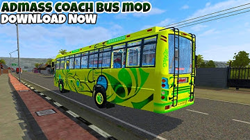 Download ADMASS COACH Private Bus Mod In Bus Simulator Indonesia - Bussid Bus Mod - Bussid Car Mod