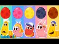 Surprise eggs kids songs with family  kids songs and nursery rhymes