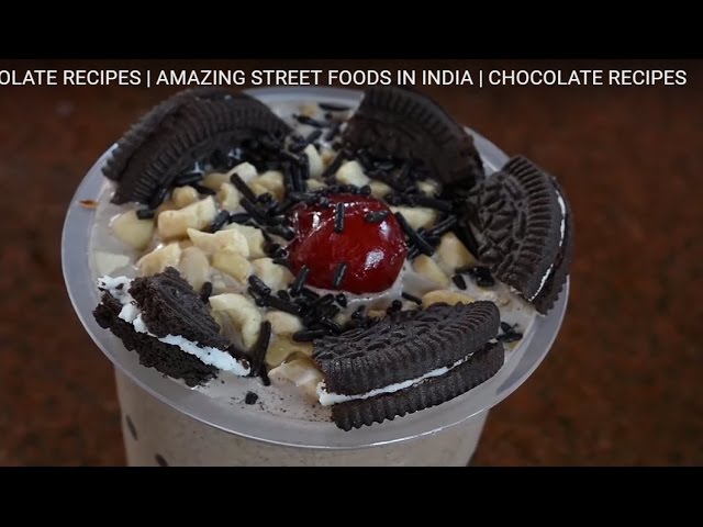 MOUTHWATARING CHOCOLATE RECIPES | AMAZING STREET FOODS IN INDIA | CHOCOLATE RECIPES street food