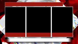 3 window frame green screen