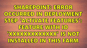 Error occurred in deployment step 