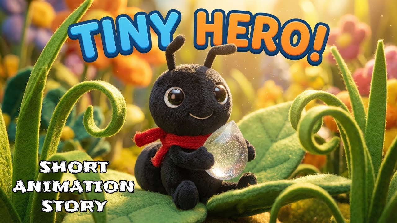 "Tiny Ant’s BIG Adventure: The Cutest Plushie Story Ever! 🐜✨"