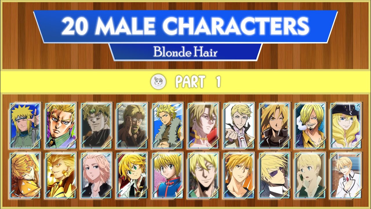 leading characters blonde hair