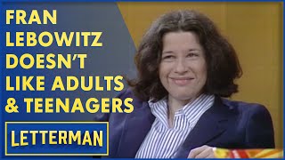 Fran Lebowitz Is Plotting Her Revenge | Letterman