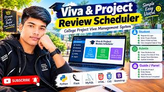 Details 🔥 Viva & Project Review Scheduler 🎓 | College Viva Management System | Python Flask + MySQL | தமிழ் Update