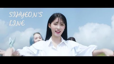 All EVERGLOW mvs but only Sihyeon