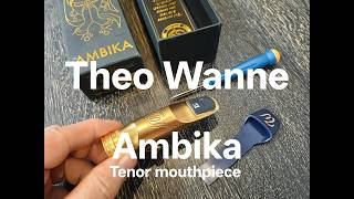 Theo Wanne Ambika tenor mouthpiece.