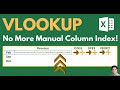 Auto Increment VLOOKUP COLUMN INDEX in Excel - In Different Workbook