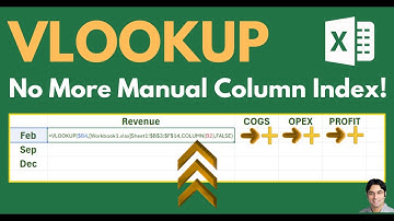 Auto Increment VLOOKUP COLUMN INDEX in Excel - In Different Workbook