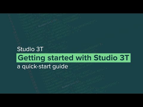 Getting Started with Studio 3T | The GUI for MongoDB