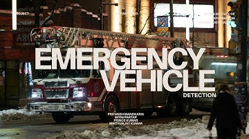 🚨 Emergency Vehicle Detection using AI | Model Testing Demo | ML + Computer Vision |