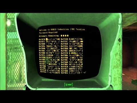 Fallout 4 Get Password to Get Fusion Core