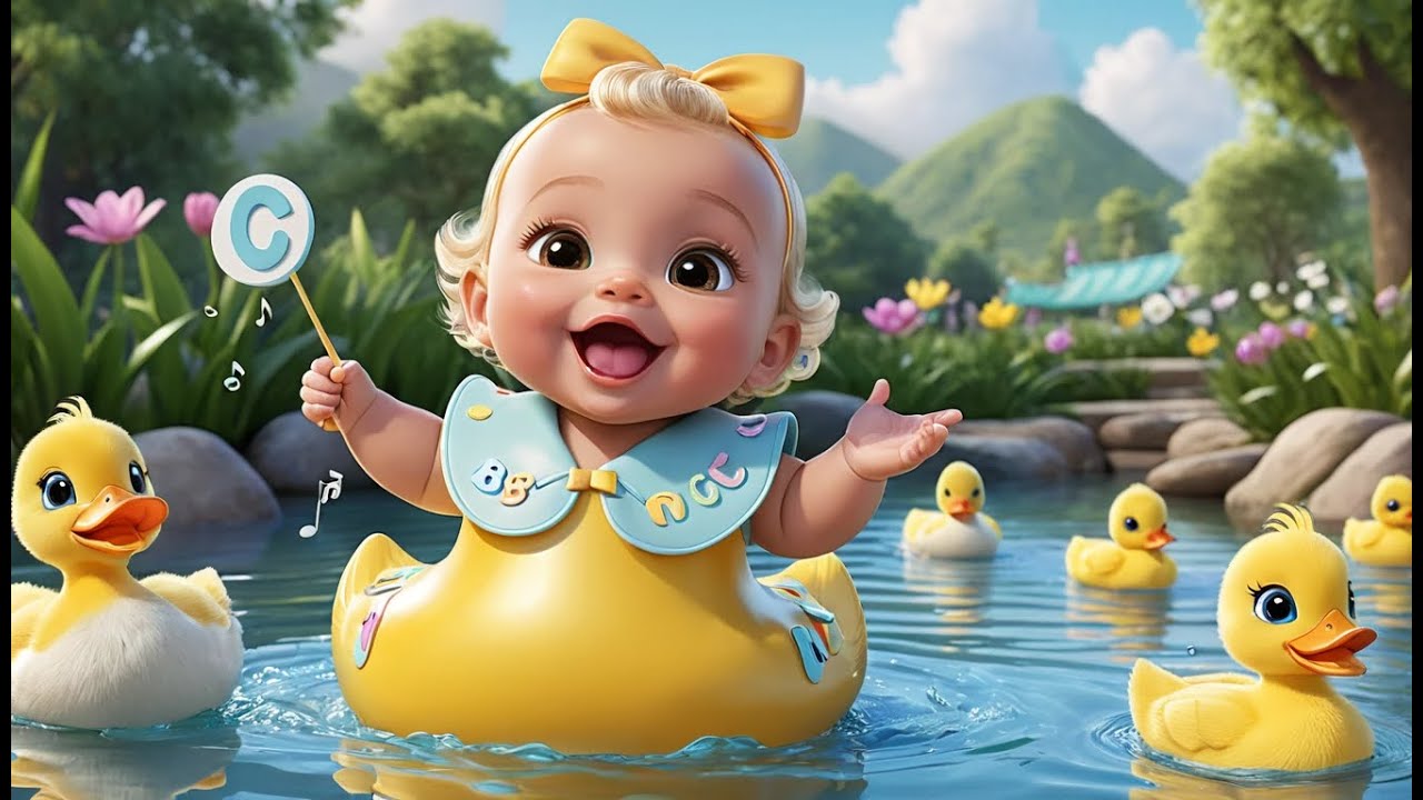 🦆 Baby Duck Learning Song 🐾🎶 | Fun Colors, Counting & Learning for Toddlers