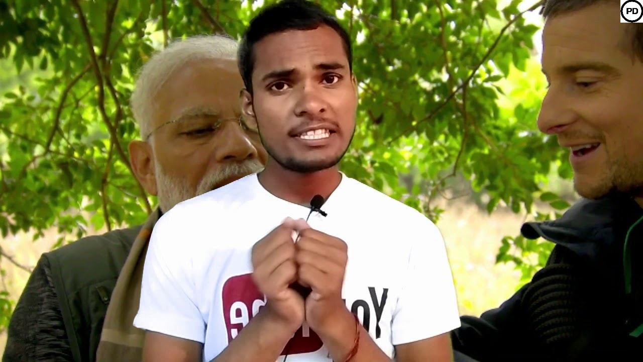 Narendra Modi in MAN vs WILD With Bear Grylls || Discovery PD Prakash Tech