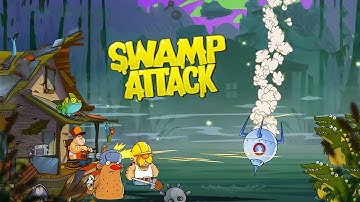 Swamp Attack 5 MIN! (Android,iOS) Gameplay Walkthrough Part-7||Lv-7