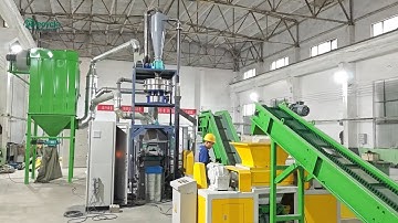 Mini PCB Recycling Line | 100 KG/H Motherboard Crushing and Separation Machine