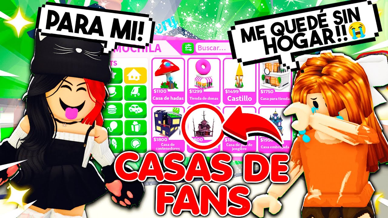 ARRUINÉ A MIS FANS COMPRANDO SUS CASAS en ADOPT ME!! #2 (Roblox) 🙄