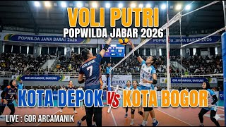 Live POPWILDA JAWABARAT VOLI 2026 | KOTA DEPOK VS KOTA BOGOR